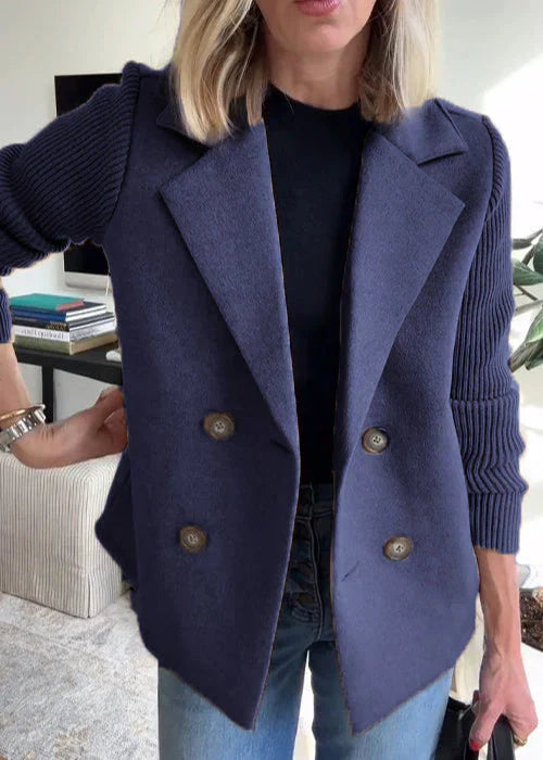 SilviaVelvet™ | Luxury Wool Overcoat