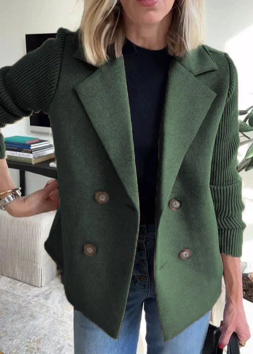SilviaVelvet™ | Luxury Wool Overcoat