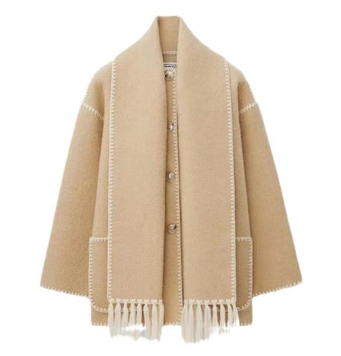 Celeste™ | Scarf Cape Coat
