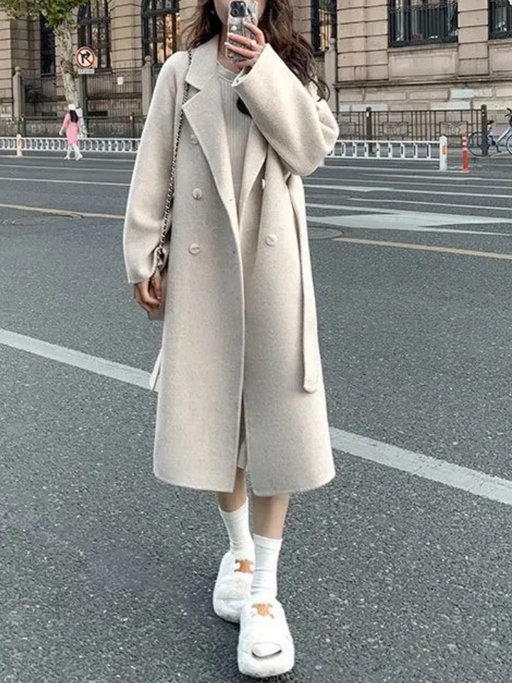 EstelleRevers™ | Reversible Double-Breasted Coat