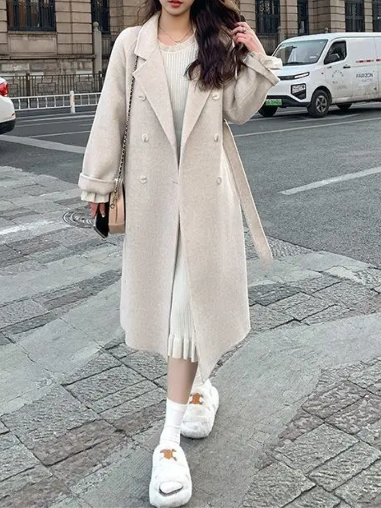 EstelleRevers™ | Reversible Double-Breasted Coat