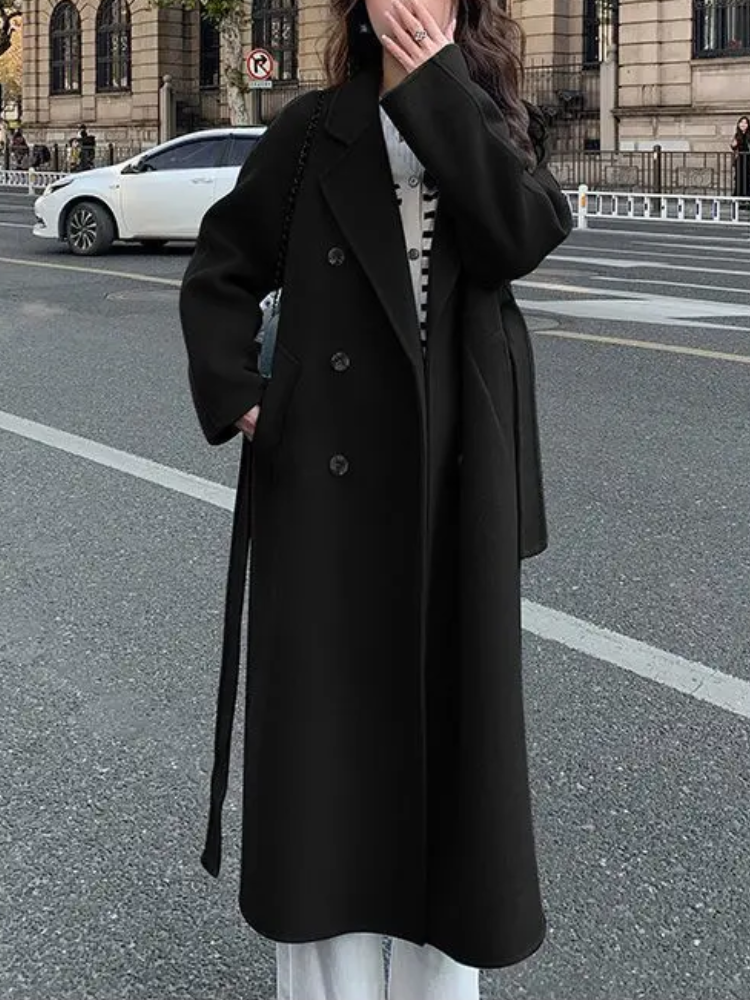 EstelleRevers™ | Reversible Double-Breasted Coat