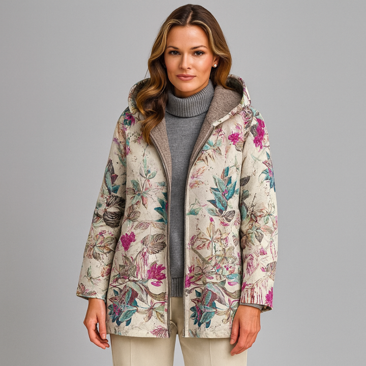 BloomFleece™ | Floral Print Fleece Jacket