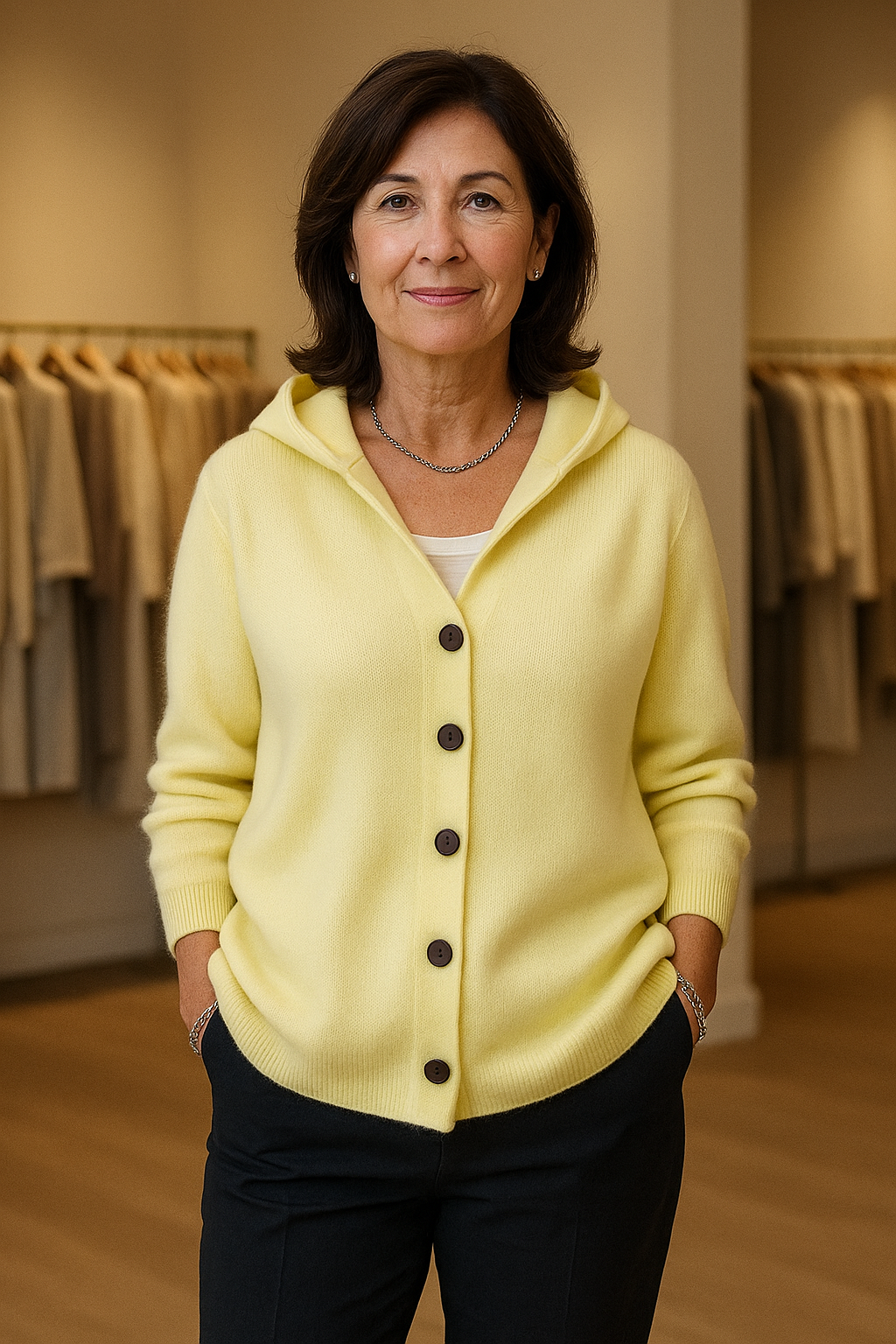 AylinEase™ | Women’s Cotton Cardigan