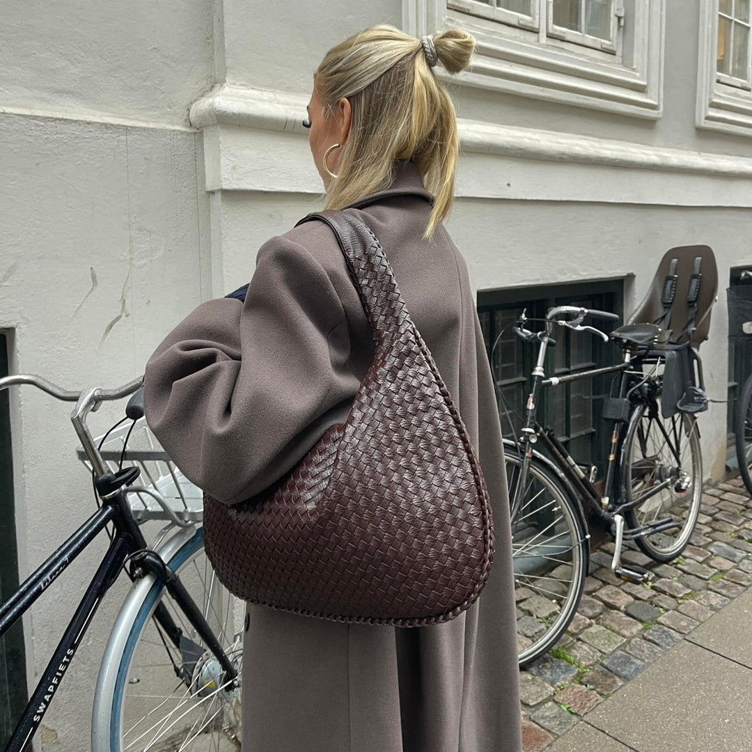 Bogota™ | Woven Leren Dames Tas