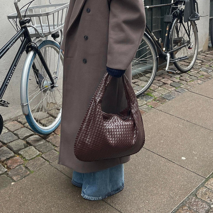 Bogota™ | Woven Leren Dames Tas