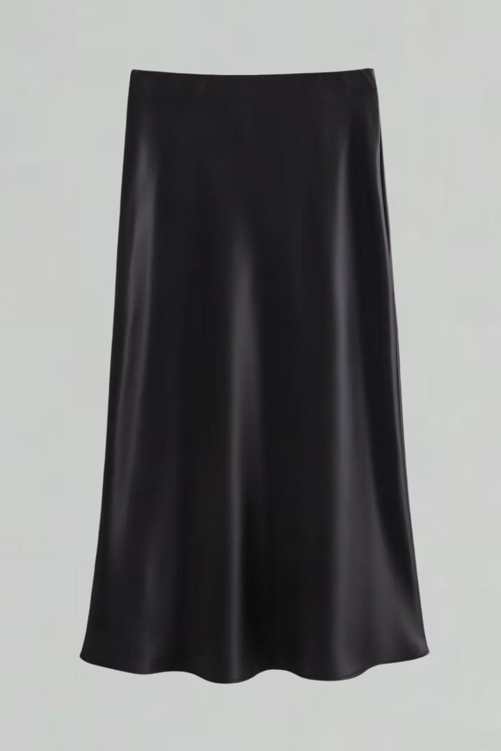 Alexandra™ | Satin Midi Rok