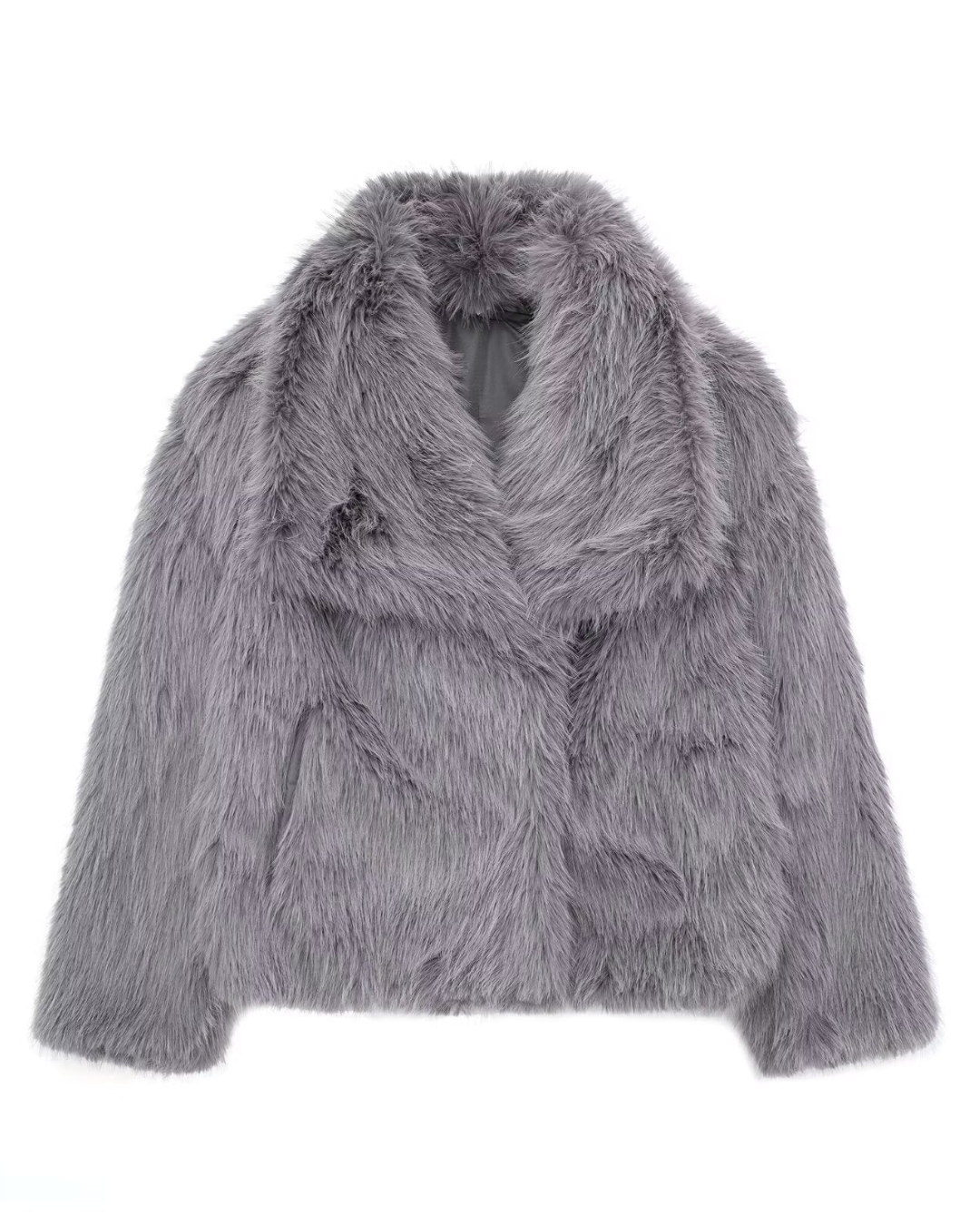 Fara™ | Faux Fur Coat with Collar