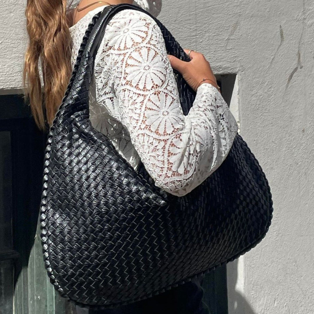 Bogota™ | Woven Leren Dames Tas