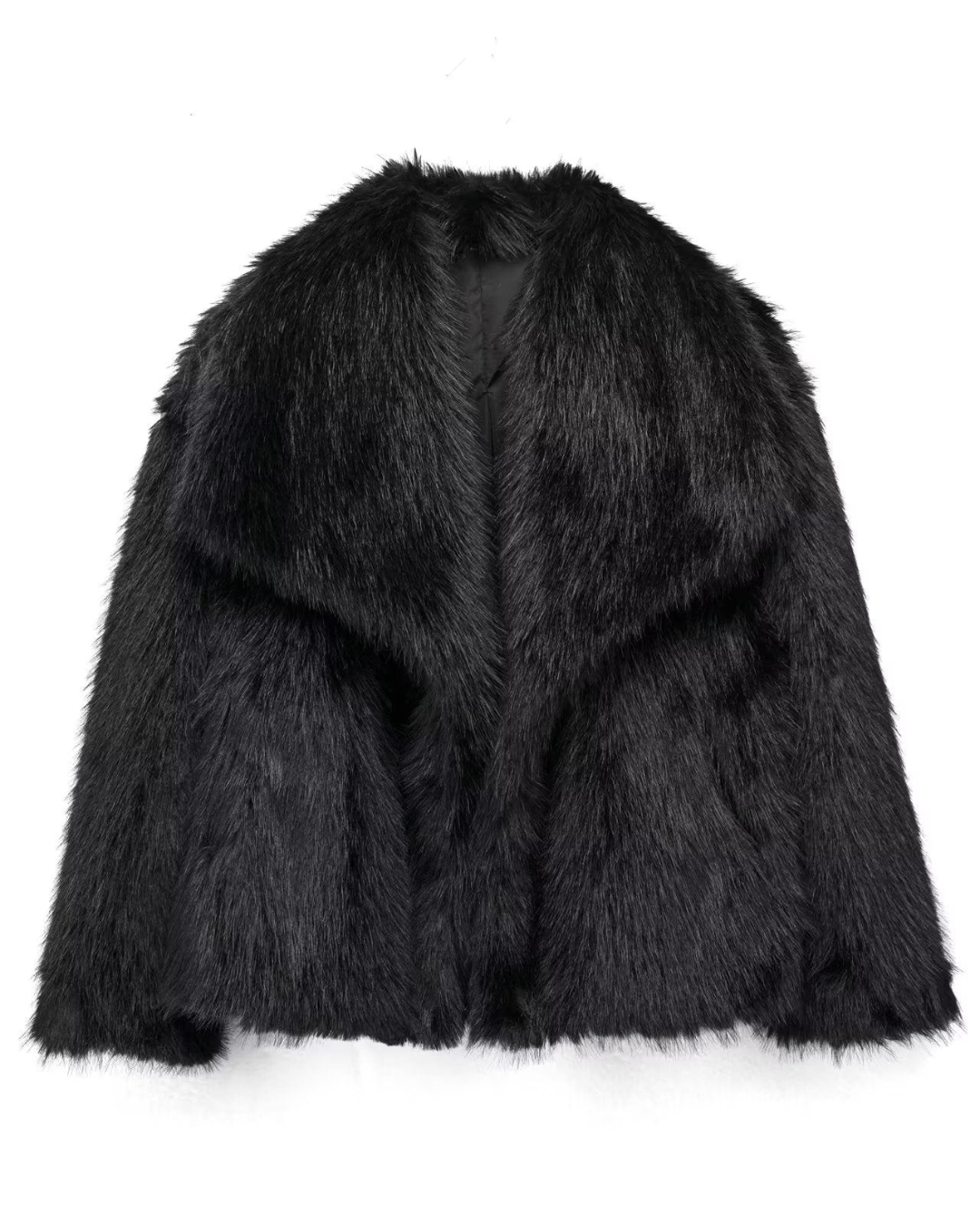 Fara™ | Faux Fur Coat with Collar