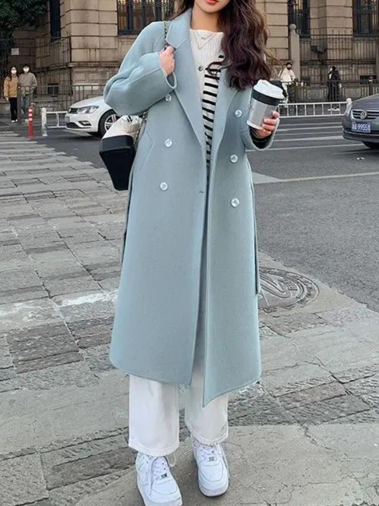 EstelleRevers™ | Reversible Double-Breasted Coat