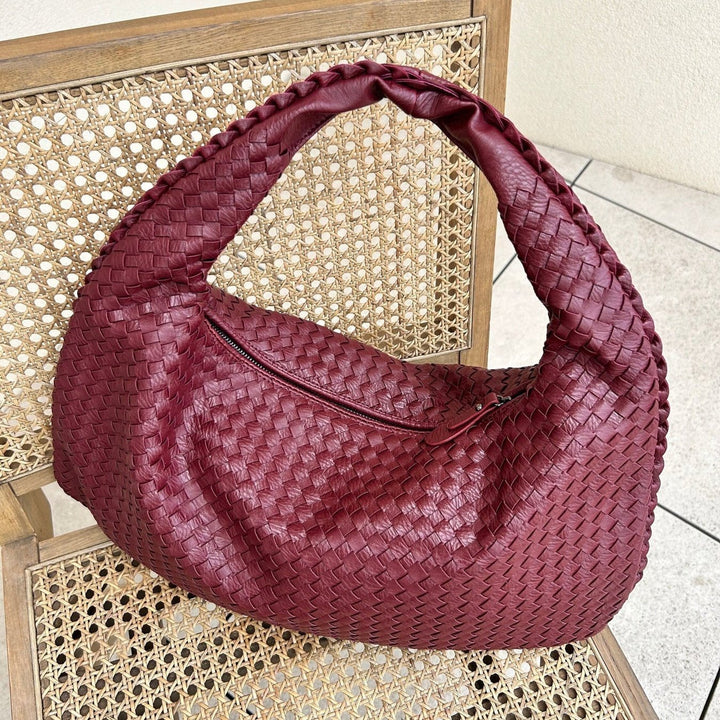 Bogota™ | Woven Leren Dames Tas
