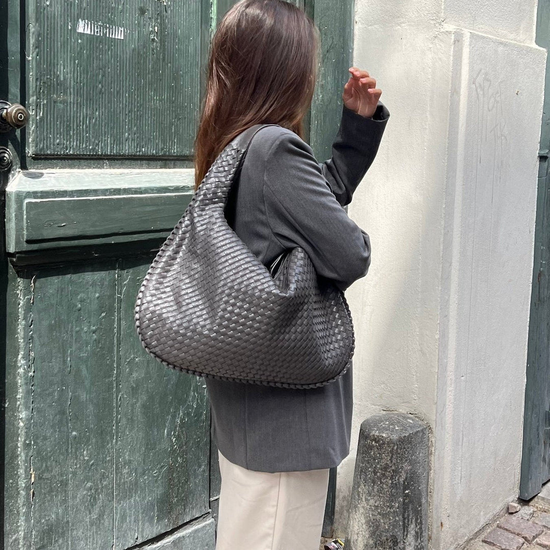 Bogota™ | Woven Leren Dames Tas