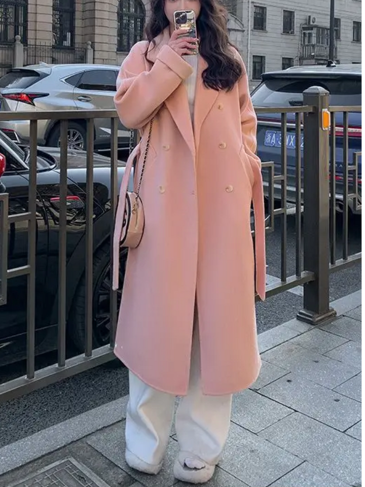 EstelleRevers™ | Reversible Double-Breasted Coat