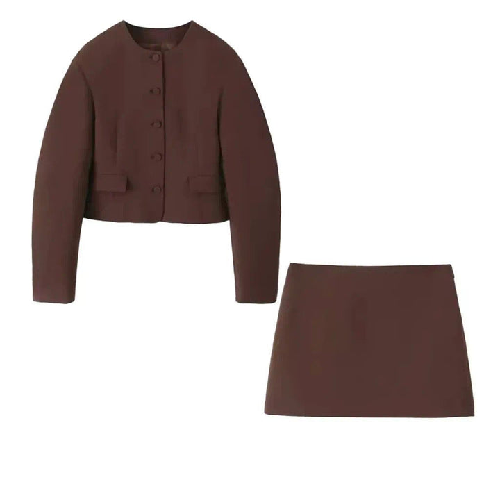Amélie™ |  Blazer & Rok moeiteloos elegant