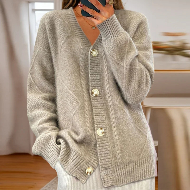 EloiseCharm™ | Classic Knitted Cardigan