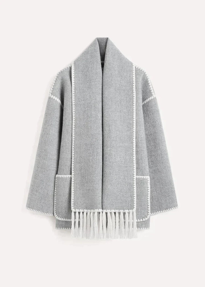 Celeste™ | Scarf Cape Coat