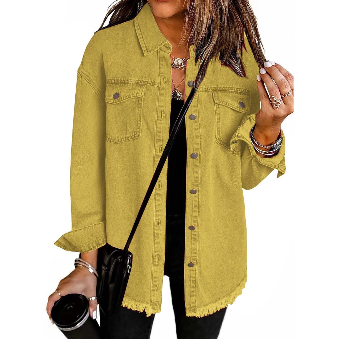 KaiaMuse™ | Oversized Vintage Denim Jacket