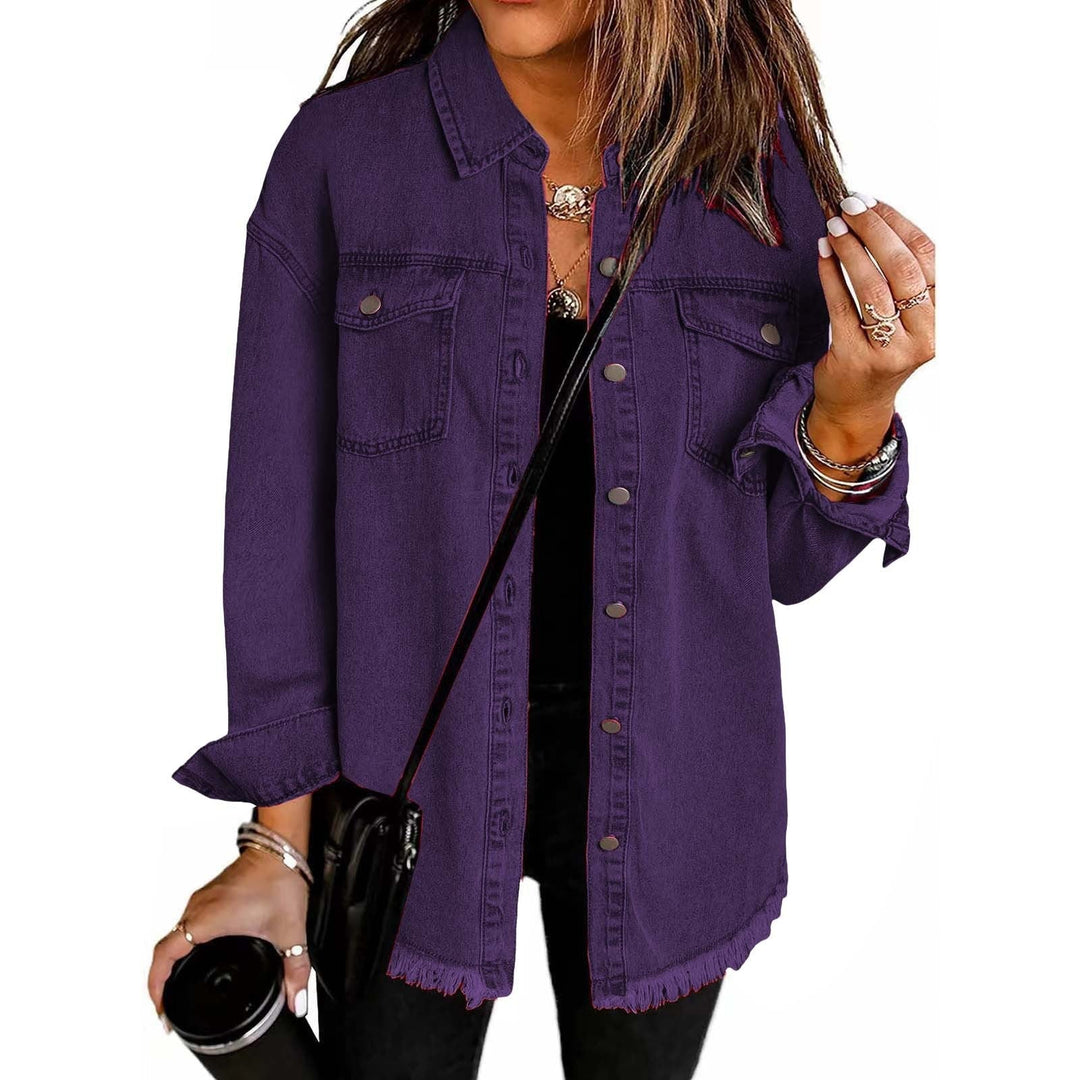 KaiaMuse™ | Oversized Vintage Denim Jacket