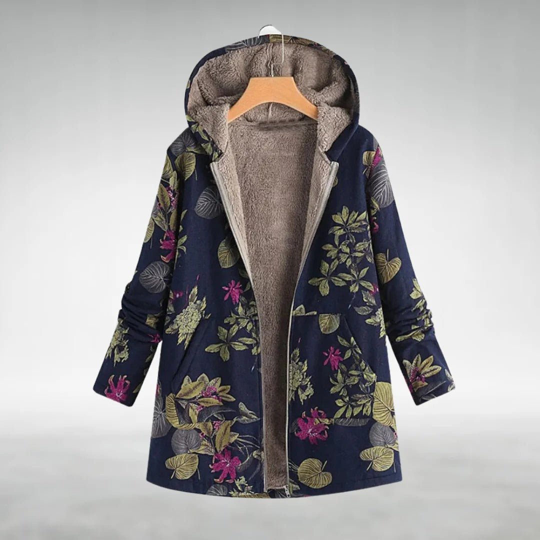BloomFleece™ | Floral Print Fleece Jacket