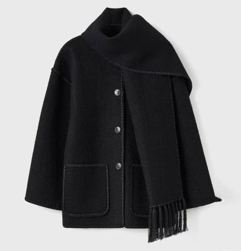 Celeste™ | Scarf Cape Coat