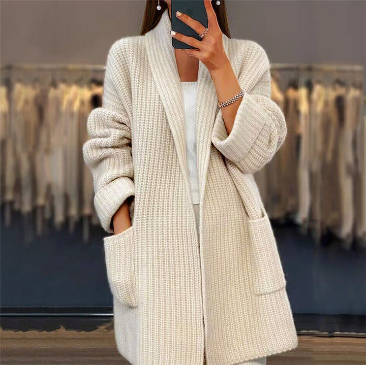 KiandraCozy™ | Knitted Wool Cardigan With Pockets