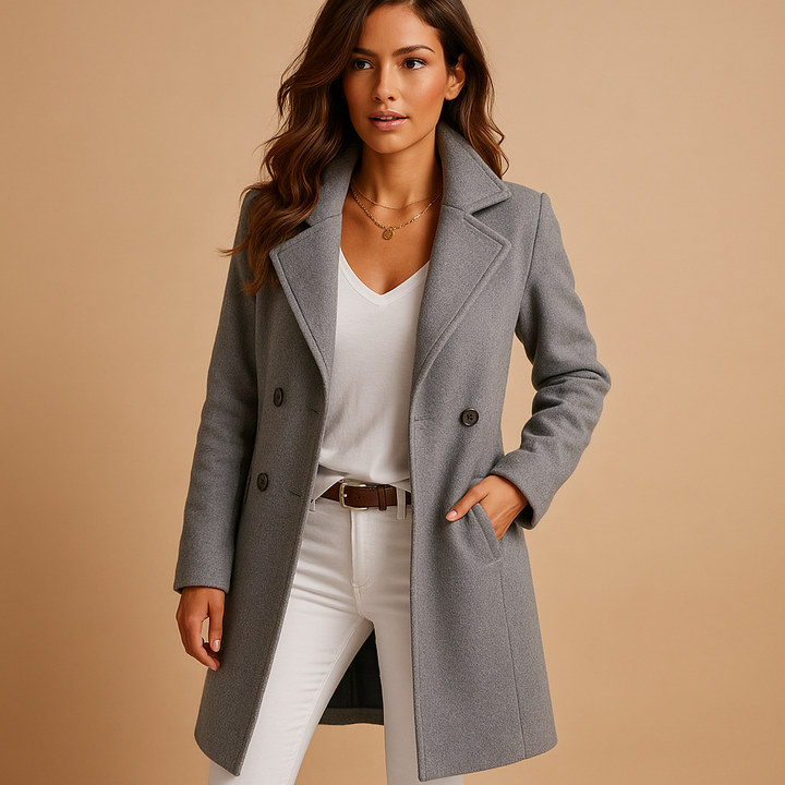 AllegraWool™ | Classic Wool‑Blend Coat