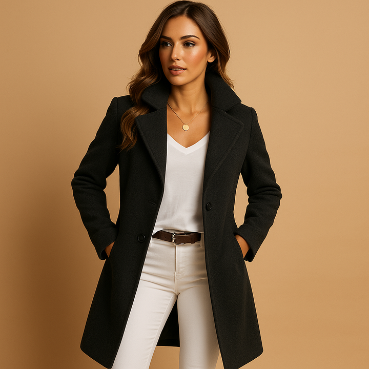 AllegraWool™ | Classic Wool‑Blend Coat