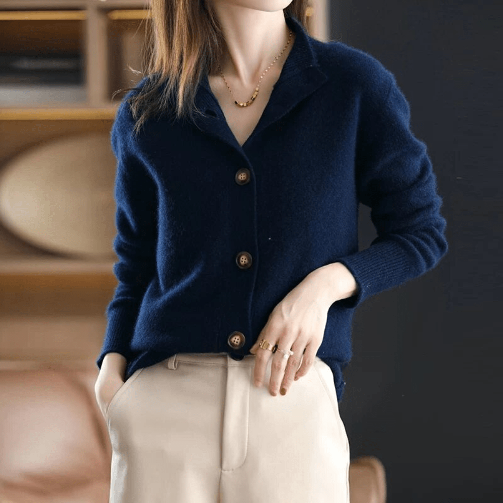 Anny™| Luxurious Cashmere Knit Cardigan