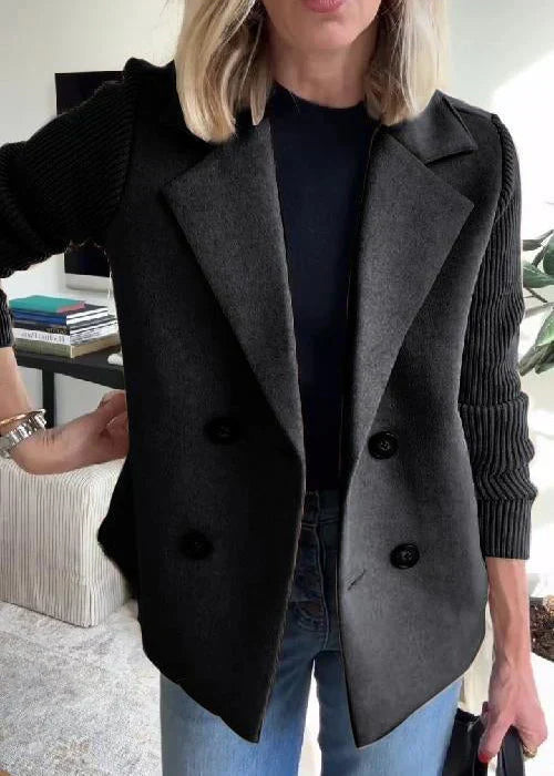 SilviaVelvet™ | Luxury Wool Overcoat